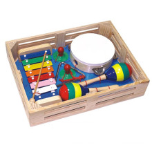 Hölzernes Spielzeug Musikinstrument Set in einer Box